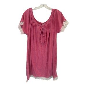 Vintage At HomeWear Pink Nightgown – NWT Deadstock Retro House Dress